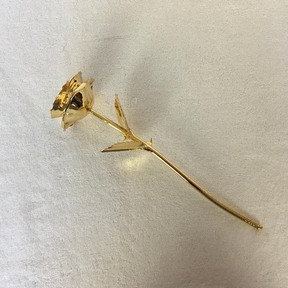 Eternal Love Rose Dipped in 24k Gold Foil DM79 - Picture 6 of 12